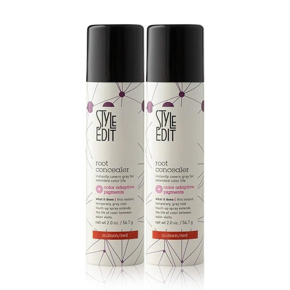 Style Edit Root Concealer Touch Up Spray | Auburn/Red 2oz - 2 Ounce (Pack of 2)